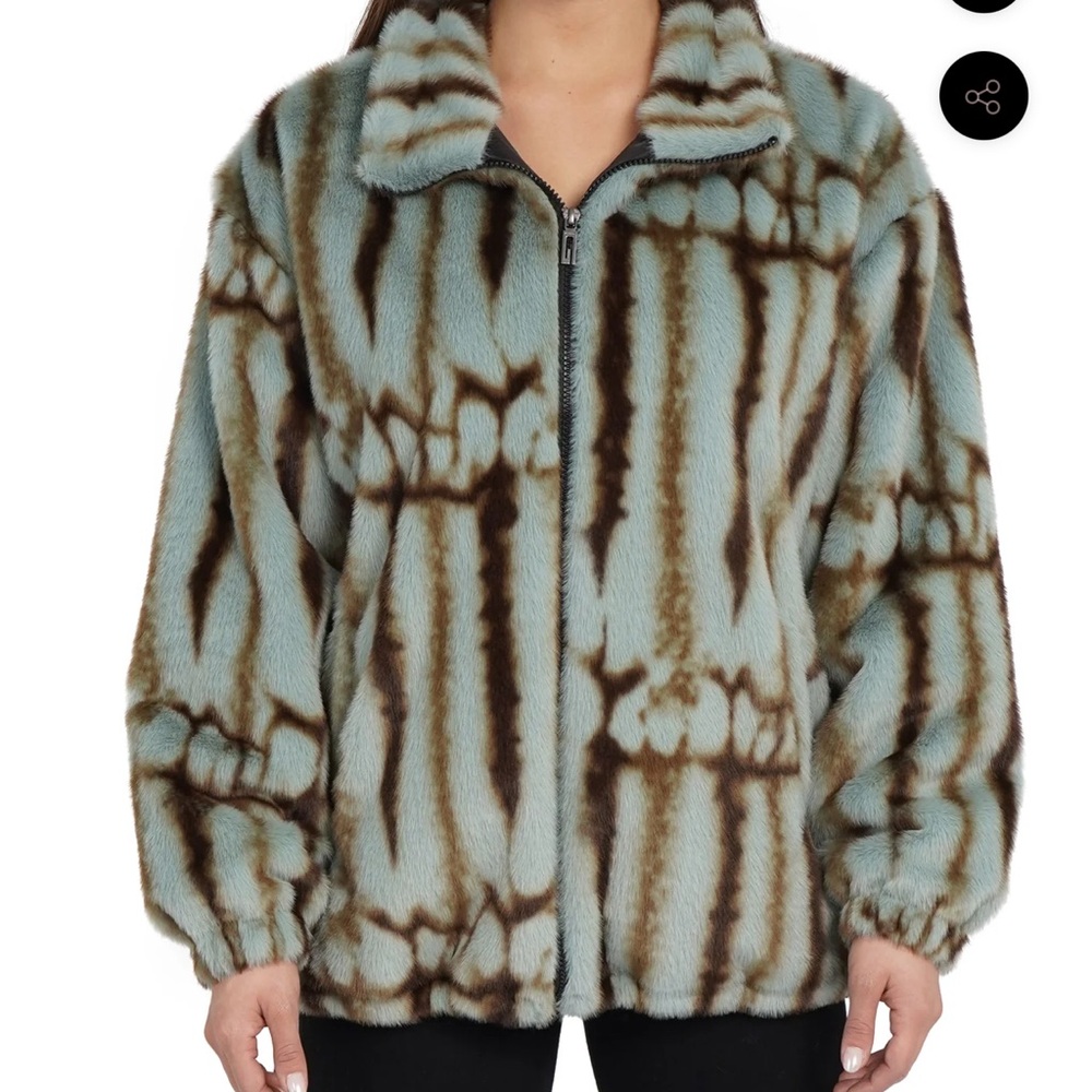 LEIA FAUX FUR JACKET by Love Token